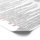 Charles Dickens' London Poster (Ecke)