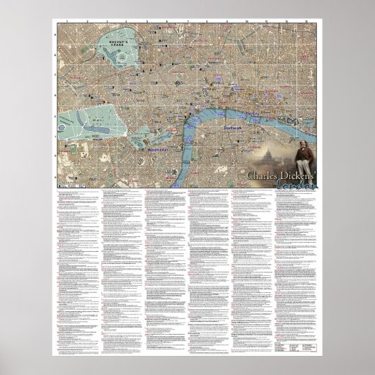 Charles Dickens' London Poster (Vorne)