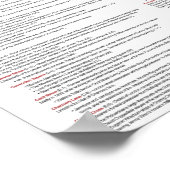 Charles Dickens Londoner Poster (Ecke)