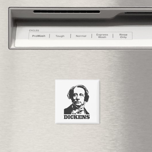 Charles Dickens Magnet (In Situ (Geschirrspüler))