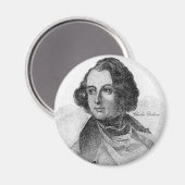 Charles Dickens Magnet (Vorderseite/Rückseite)