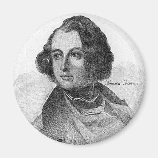 Charles Dickens Magnet (Vorne)