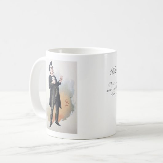 Charles Dickens, Martin Chuzzlewit, Herr Pecksniff Kaffeetasse (Vorderseite Links)