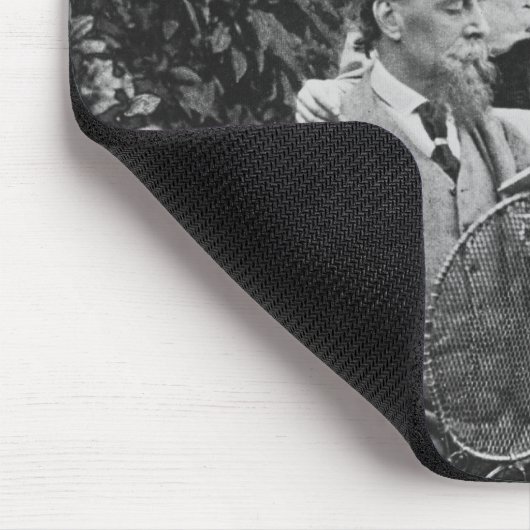 Charles Dickens mit zwei seiner Töchter Mousepad (Ecke)