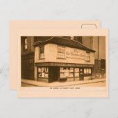 Charles Dickens Old Curiosity Shop London Postkarte (Vorne/Hinten)