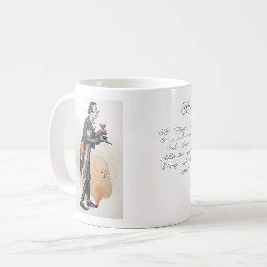 Charles Dickens, Pickwick Papers, Herr Stiggins Kaffeetasse (Vorderseite Links)