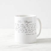 Charles Dickens, Pickwick Papers, Herr Stiggins Kaffeetasse (VorderseiteRechts)