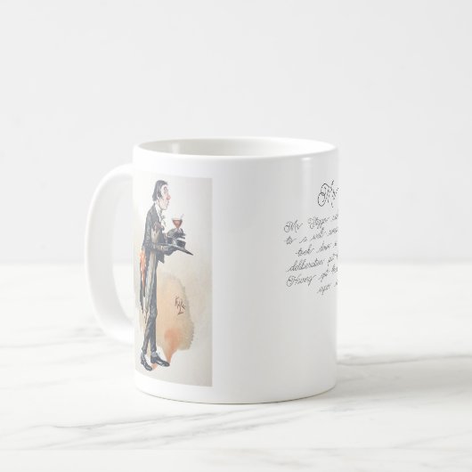 Charles Dickens, Pickwick Papers, Herr Stiggins Kaffeetasse (Vorderseite Links)