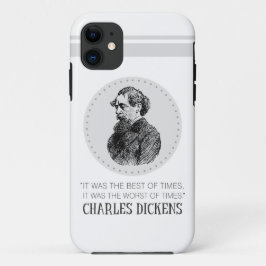 Charles Dickens Portrait und Zitat Case-Mate iPhone Hülle