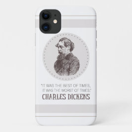 Charles Dickens Portrait und Zitat Case-Mate iPhone Hülle