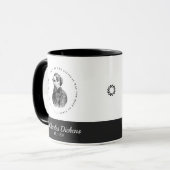 Charles Dickens Portrait und Zitat Tasse (Vorderseite Links)