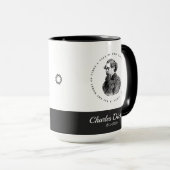 Charles Dickens Portrait und Zitat Tasse (VorderseiteRechts)