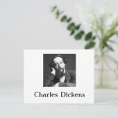 Charles Dickens Postcard Feiertagspostkarte (Stehend Vorderseite)