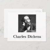 Charles Dickens Postcard Feiertagspostkarte (Vorne/Hinten)