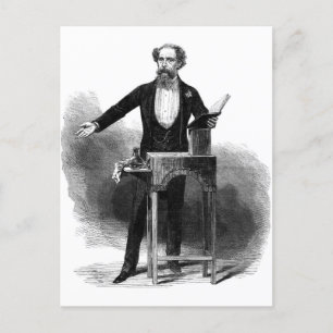Charles Dickens Postkarte