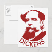 Charles Dickens Postkarte (Vorne/Hinten)
