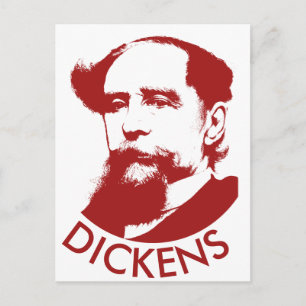 Charles Dickens Postkarte
