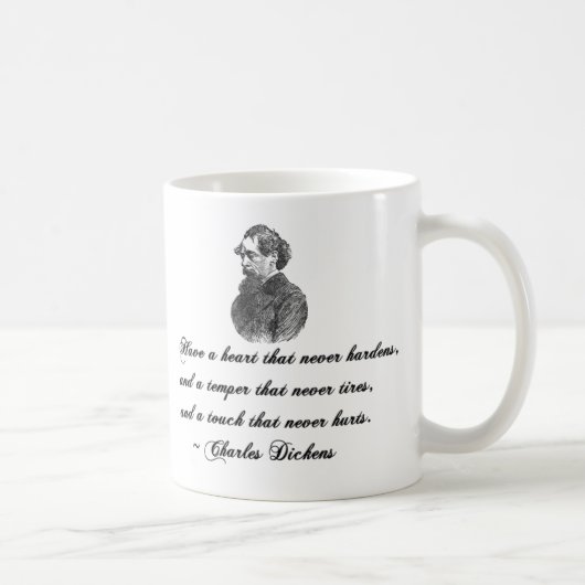 Charles Dickens - unser Zitat von einem Freund Kaffeetasse (Rechts)