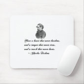 Charles Dickens - unser Zitat von einem Freund Mousepad (Mit Mouse)