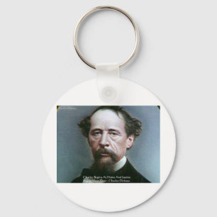 Charles Dickens "Wohltätigkeit @Zuhause" - Kostenv Schlüsselanhänger