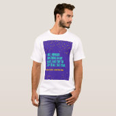 Charles Dickens Zitat zum Weihnachtsabend-T - Shir T-Shirt (Vorne ganz)