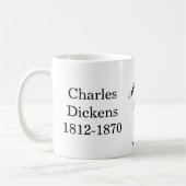 Charles Dickens zitiert Bücher Kaffeetasse (Links)