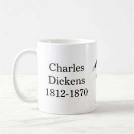 Charles Dickens zitiert Bücher Kaffeetasse