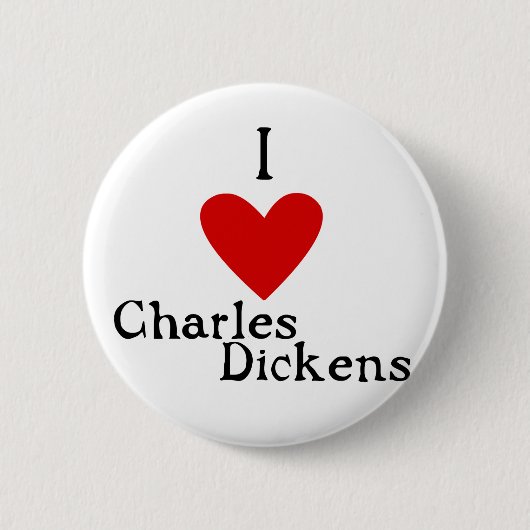 Charles- DickensLiebe Button (Vorderseite)
