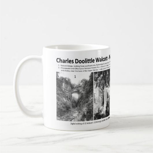 Charles Doolittle Walcott I - Vorangehen mit Kaffeetasse (Links)