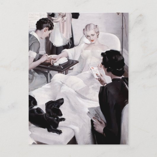 Charles Edward Chambers: Maniküre Postkarte (Vorderseite)