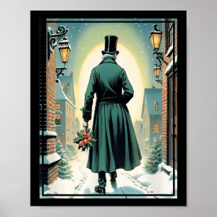 Charles Ens Christmas Clic Buch Ebeneezer Scrooge Poster