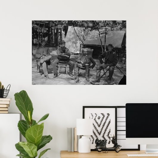 Charles Francis Adams Poster (Heimbüro)