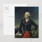 Charles-Francois du Perier Dumouriez Postkarte (Vorne/Hinten)