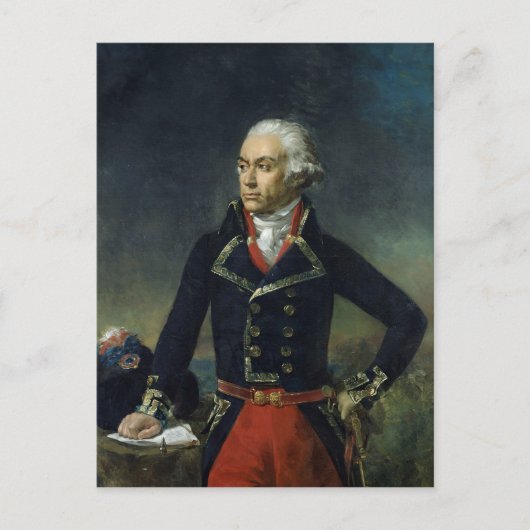 Charles-Francois du Perier Dumouriez Postkarte (Vorderseite)