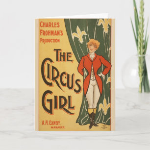 Charles Frohmans Produktion, Das Mädchen im Zirkus Karte