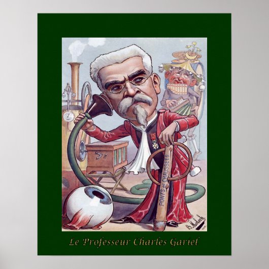 Charles Gariel ~ Ophthalmologe/Audiologen Poster (Vorne)