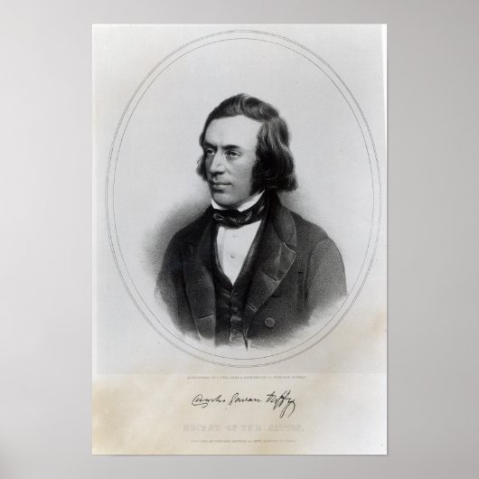 Charles Gavan Duffy, lithografisch von H. O'Neill Poster (Vorne)