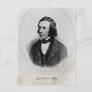Charles Gavan Duffy, lithografisch von H. O'Neill Postkarte