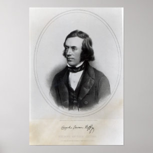 Charles Gavan Duffy, lithographiert von H.O'Neill Poster