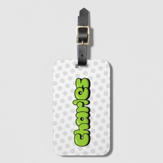 Charles Gepäckanhänger (Vorderseite Vertikal)