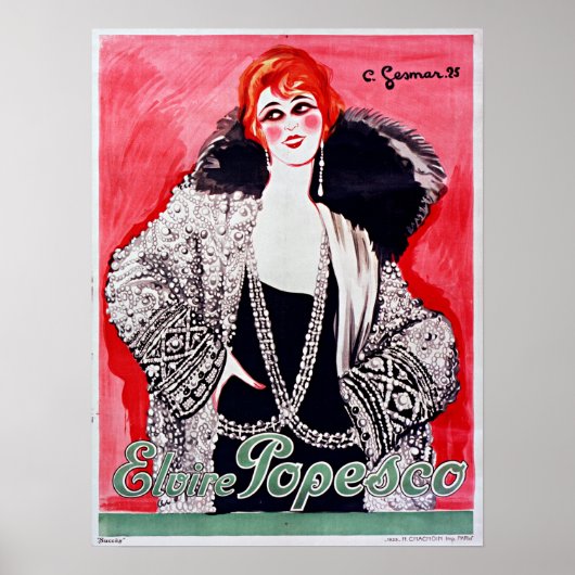 Charles Gesmar Elvire Popesco Poster (Vorne)