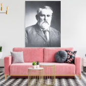 Charles Goodnight (b/w Foto) Leinwanddruck (Insitu (Wohnzimmer))