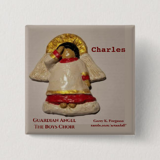 CHARLES GUARDIAN ANGEL BOYS CHOIR BUTTON