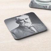 Charles gute Nacht (b/w Foto) Getränkeuntersetzer (Linke Seite)