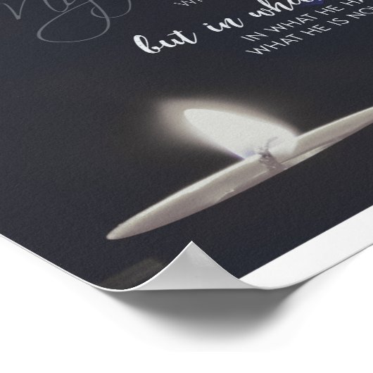 Charles H. Spurgeon - allein in Christus Poster (Ecke)