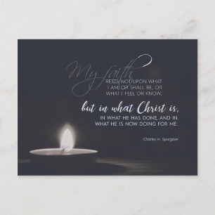 Charles H. Spurgeon - allein in Christus Postkarte