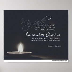 Charles H. Spurgeon - in Christus allein Poster