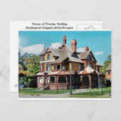 Charles Hackley House Post Card. Postkarte (Vorne/Hinten)