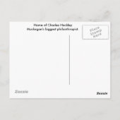 Charles Hackley House Post Card. Postkarte (Rückseite)