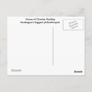 Charles Hackley House Post Card. Postkarte